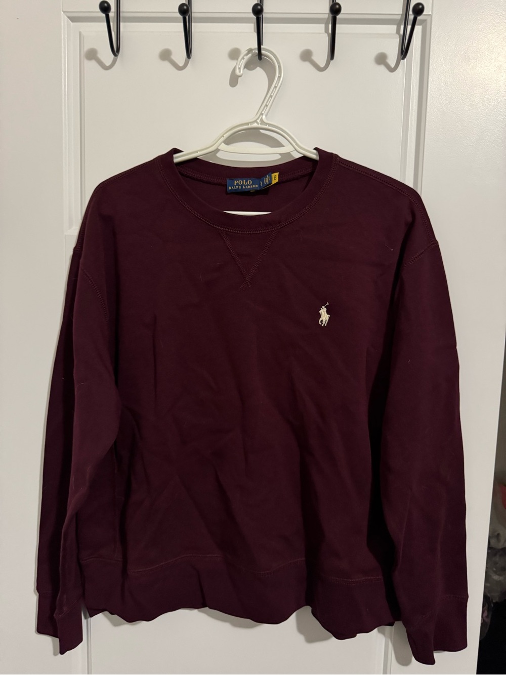 Polo by Ralph Lauren Maroon Crewneck Sweatshirt